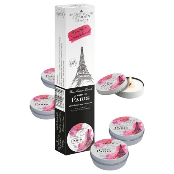 Petits Joujoux Paris - masažna sveća - vanila-sandal (5x43ml)