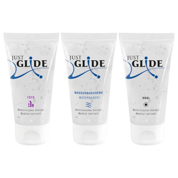 Set Just Glide lubrikanta (3x50ml)