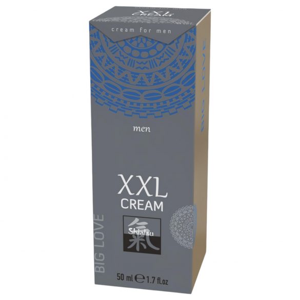 HOT Shiatsu XXL - hřejivý, stimulační intimní krém pro muže (50ml)