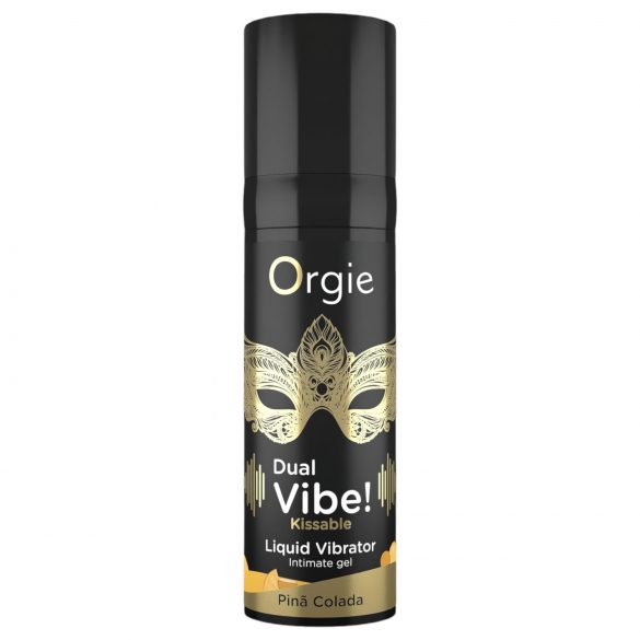 Orgie Dual Vibe! - tekutý vibrátor - Piña Colada (15 ml)