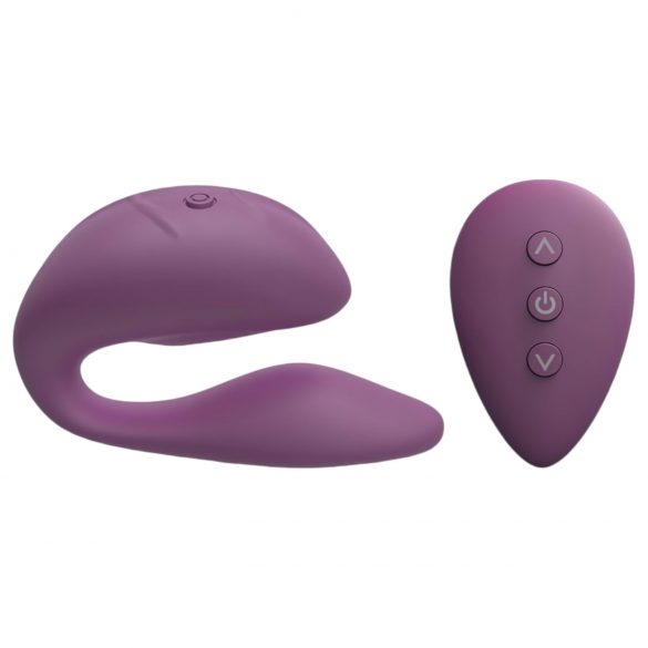 Cotoxo Cupid 2 - bežični vibrator za parove sa daljinskim upravljačem (ljubičasta)