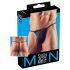 Svenjoyment Mini String black - pánske tangá (čierne)  - M