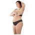 Cottelli Plus Size - set sa perlama (crni)