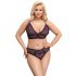 Cottelli Curves Plus Size - providni set brushaltera (ljubičasti)