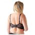 Cottelli Plus Size - Strappy, Ringed Breast Lifter (Black) - 95E