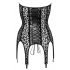 Noir - crna leopard bluza sa halterima - M