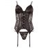 Cottelli - Adjustable Garter Top (Black) 