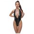 Cottelli Party - Deep Plunge Bodysuit (Black) - XL