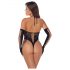 Cottelli - crni body sa rukavicama - S-L