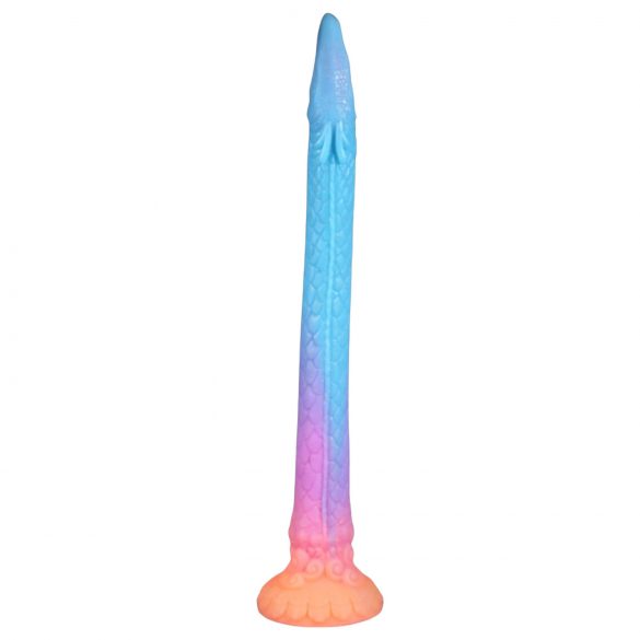 OgazR XXL Jegulja - fluorescentni analni dildo 47 cm (pink)