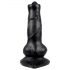 Životinjski užitak - dildo pasji penis - 12cm (crni)