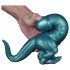 Toppedmonster - dinosaurus silikon dildo - 26 cm (tirkiz)