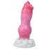 Animalorny Bulldog - psí penis dildo - 17cm (růžová)