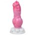 Animalorny Bulldog - psí penis dildo - 17cm (růžová)