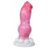 Animalorny Bulldog - psí penis dildo - 17cm (růžová)