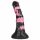 Zločesti Konj - silikonski dildo - 18cm (crno-roze)