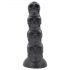 Toppedmonster - lobanja dildo - 22 cm (crna)