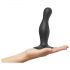 Strap-on-me Curvy M - talasni talpasti dildo (crni)