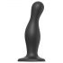 Strap-on-me Curvy L - talas i talpas dildo (crni)