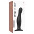 Strap-on-me Curvy L - talas i talpas dildo (crni)