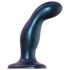 Strap-on-me Snaky M - savitljivi analni dildo (metalno plavi)