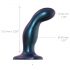 Strap-on-me Snaky M - savitljivi analni dildo (metalno plavi)