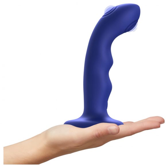 Strap-on-me M - vodootporni G-tačka vibrator (plavi)