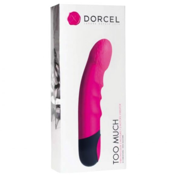 Dorcel Too Much - Dvostruki vibrator sa 2 motora (roze)