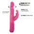 Dorcel Baby Rabbit 2.0 - punjivi, klitoralni vibrator (roze)