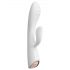 Dorcel Flexi Rabbit - grejni vibrator sa klitoralnim krakom (beli)