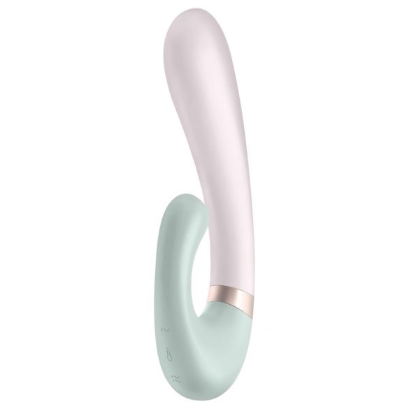 Satisfyer Heat Wave - pametan, grejni vibrator sa držačem (menta)