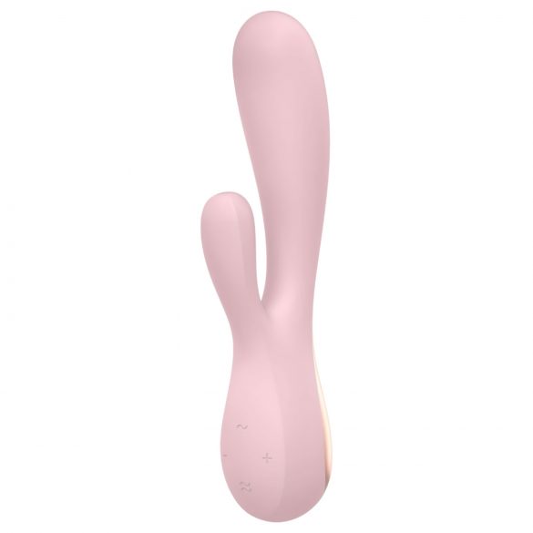 Satisfyer Mono Flex - pametan vodootporni vibrator (svetlo roza)