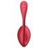 Satisfyer Shiny Petal - bežični vibrator jaje (crveno)