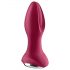 Satisfyer Rotator Plug 2 - analni vibrator sa perlicama, punjiv