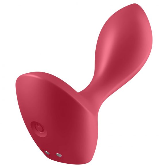 Satisfyer Backdoor Lover - punjivi vodootporni analni vibrator (crveni)