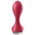 Satisfyer Backdoor Lover - punjivi vodootporni analni vibrator (crveni)