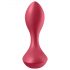 Satisfyer Backdoor Lover - punjivi vodootporni analni vibrator (crveni)