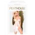 Penthouse Sweet Beast - ružičasti babydoll set (beli)