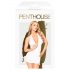 Penthouse potres: Halter haljina + tange (belo)