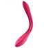 Satisfyer Elastic Joy - punjivi, fleksibilni par vibrator (crveni)