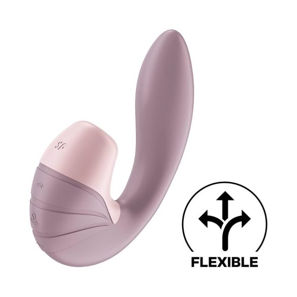 Satisfyer Supernova - akumulátorový, vzduchotechnický 2v1 vibrátor (růžový)