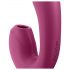 Satisfyer Sunray - punjivi, 2u1 vazdušni vibrator (crveni)