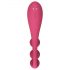 Satisfyer Tri Ball 1 - bežični multifunkcionalni vibrator (crveni)