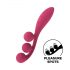 Satisfyer Tri Ball 1 - bežični multifunkcionalni vibrator (crveni)