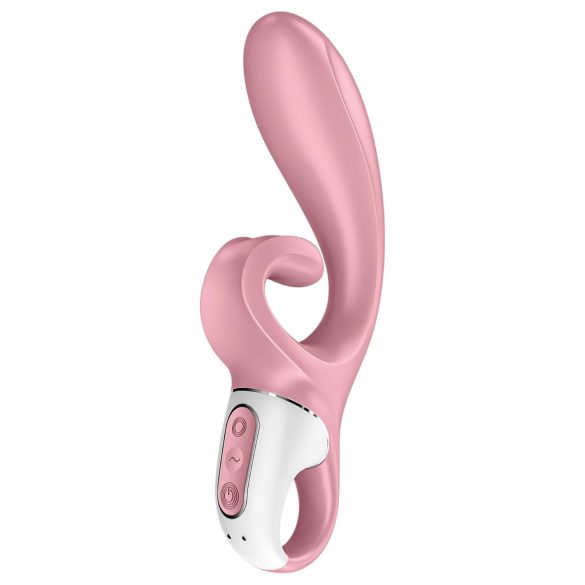 Satisfyer Hug Me - chytrý vibrátor s ramínkem na klitoris (růžový)