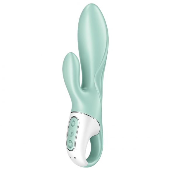 Satisfyer Air Pump Bunny 5 - chytrý pumpovatelný vibrátor (mátový)