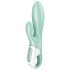 Satisfyer Air Pump Bunny 5 - pametan vibrirajući pumpač (menta)