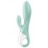 Satisfyer Air Pump Bunny 5 - pametan vibrirajući pumpač (menta)