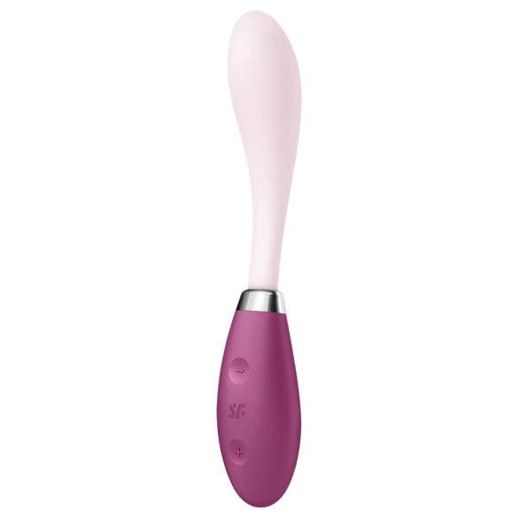 Satisfyer G-Spot Flex 3 - punjivi G-tačka vibrator (pink-crveni)