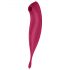 Satisfyer Twirling Pro - pametan klito-vibrator 2u1 (crveni)